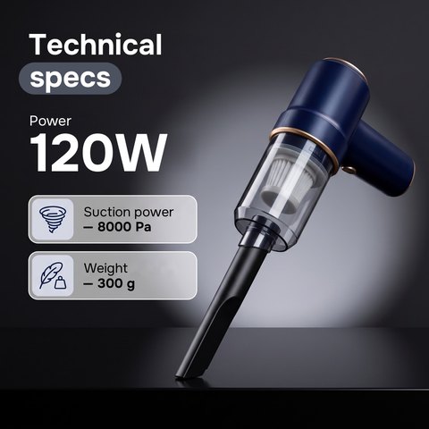 Car vacuum — specs